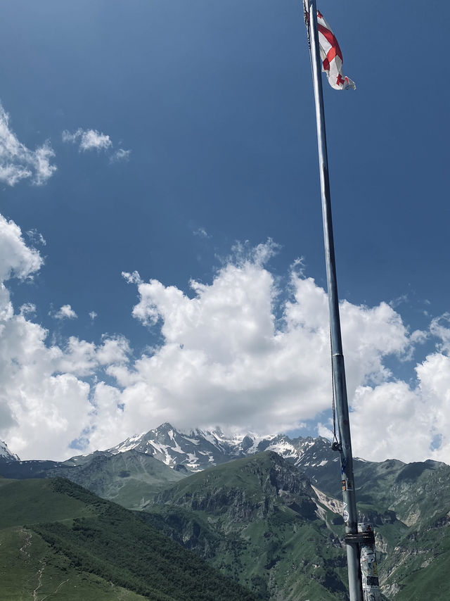 Mount Kazbek: A dormant volcano with a “Prison of Prometheus”. 