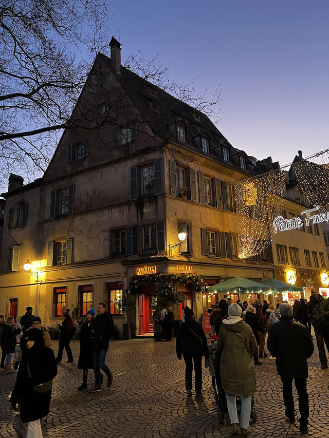 🌇✨ Sunset to Starlight: A Magical Evening in Strasbourg, France 🇫🇷🌙  