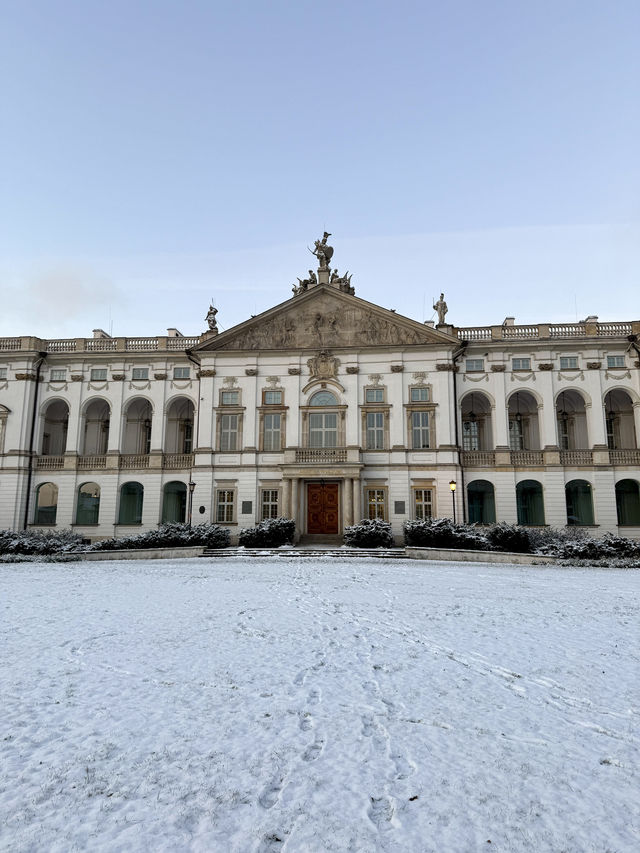 A Peaceful Winter Morning Walk Through Krasiński Garden A Peaceful Winter Morning Walk Through Krasiński Garden