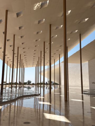 🕌 Step Through Centuries at the Oman Across Ages Museum 🚪✨
Dive into Oman's rich story and feel history come alive in Manah at the Oman Across Ages Museum—a modern marvel showcasing the nation’s evolution through interactive halls, dazzling exhibits, and immersive galleries.

Your recommended route: Start at the impressive Welcome Hall before exploring the chronological journey section, each era sparkling with artifacts, digital displays, and hands-on experiences. Don’t miss the intricate “Diplomacy & International Relations” showcase, where rare passports—including a distinctive red and open diplomatic passport—hang thoughtfully against ornate decor. These details capture both Omani heritage and global presence (tip: that’s where your best “insta-worthy” shot awaits, especially with the lavish exhibition room as backdrop).

Must-dos: Sample traditional Omani coffee and sweets at the museum café—perfect for a reflective break. Savor immersive audio-visuals in the “Oman’s Innovations” gallery, and keep an eye out for local-led workshops often held in the main Exhibition Hall.

Top photo spots: Snap wide-angle shots by the grand entrance, close-ups of the passport display, and ambient shots in the main hall where food and exhibitions blend with architectural beauty.

Practical tips: The museum is open 09:00–21:00 every day, making it easy to plan your visit. Consider arriving early to avoid crowds, and allow at least two hours to explore fully. Dress modestly out of respect, and check for current exhibition schedules at the welcome desk. Some areas prohibit flash photography—look for signs.

Precautions: Stay hydrated and keep valuables secure, as some interactive spaces can get busy.

#Manah #OmanAcrossAges #HistoryTravel #MuseumLovers #CulturalEscape#ModernMeetsTradition 