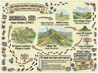 Peak District Hiking: Hope to Mam Tor & Lose Hill