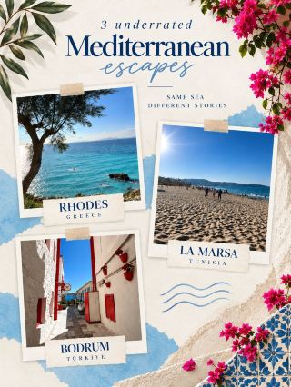 同じ海、異なる物語：地中海の3つの旅🌊