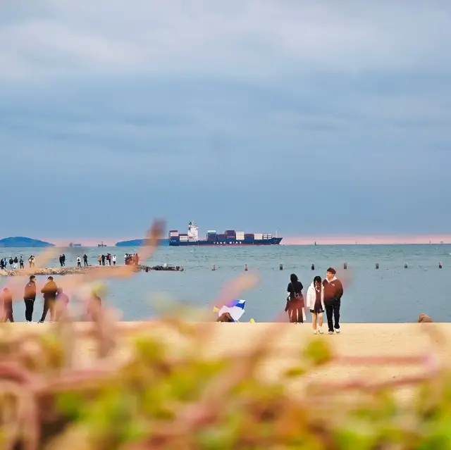 秋天的清島第二海水浴場