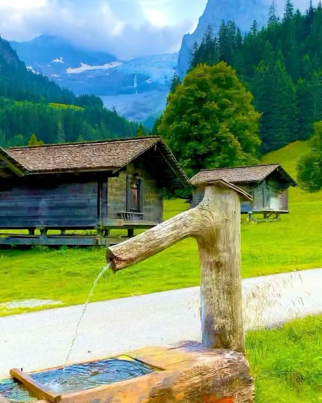 Discover Enchantment: 3 Most Beautiful Wooden Alpen Fountains in Switzerland 🇨🇭👇