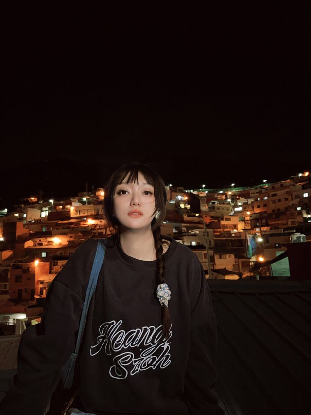 韓國釜山甘川文化村夜景拍攝攻略！