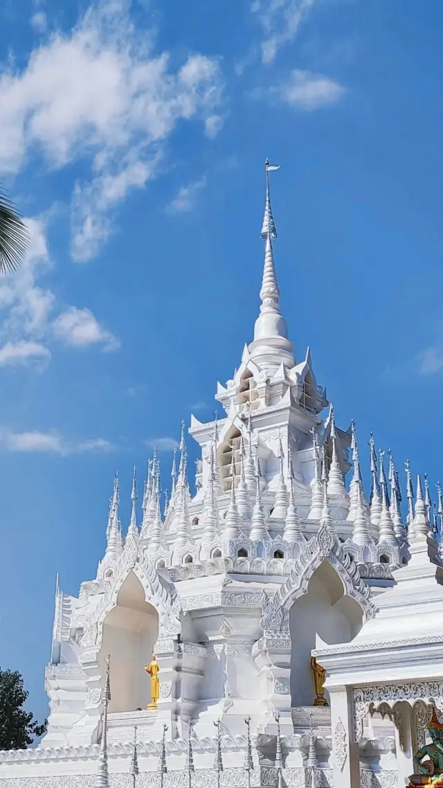 Prajna Temple| Xishuangbanna Pure White Buddhist Temple Free Check-in Tour Guide