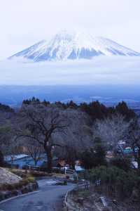 又是花式看富士山的一天，依然是選擇了包車一日遊，因為冬天天黑得早，我們選擇了7點就從東京開車出發了