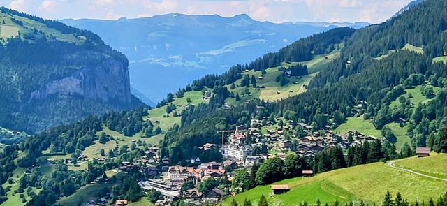 高山上的小鎮--文根Wengen