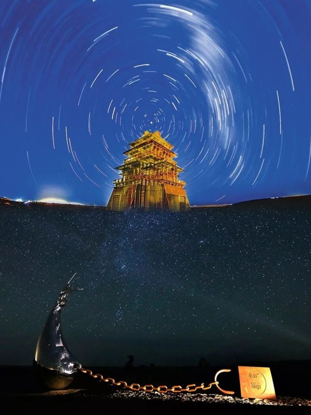 摘星小鎮、沙漠雕塑……蘇武沙漠大景區有浩瀚與神秘！
