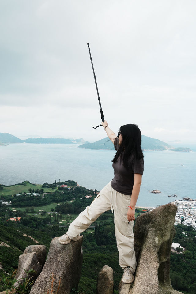 香港這個徒步景點太美了！好像佩尼達島。