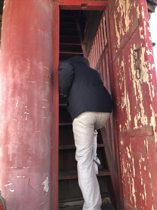 臘月初一登上介休環翠樓橋
