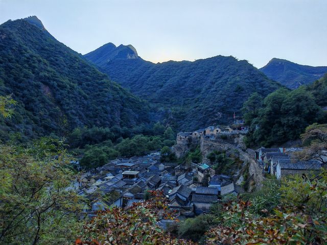 清代民居圖-爨底下村