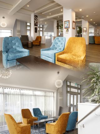 This hotel is so comfortable and has such a great atmosphere.