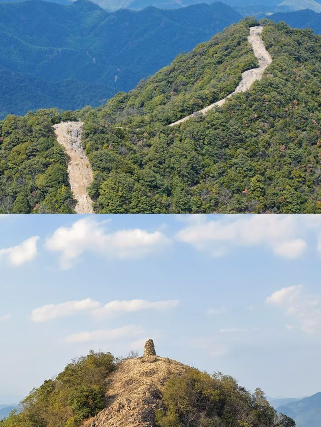 大家都以為我在北京遠足，這是隱於寧波的長城呀