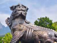 去咗九華山一趟，心裡面嗰啲嘢忽然間就落晒地