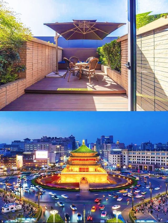 西安城牆夜景卷王酒店