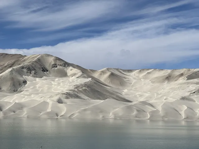 塔縣回喀什偶遇白沙湖封神路段,缺場雪! 塔縣回喀什偶遇白沙湖封神路段,缺場雪!