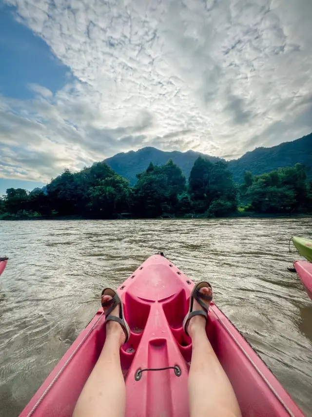 Luangbang's Secret Rafting Diary | Sunset Kayaking is Absolutely Amazing!