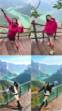 寶泉遊龍灣打卡合集 掛壁棧道