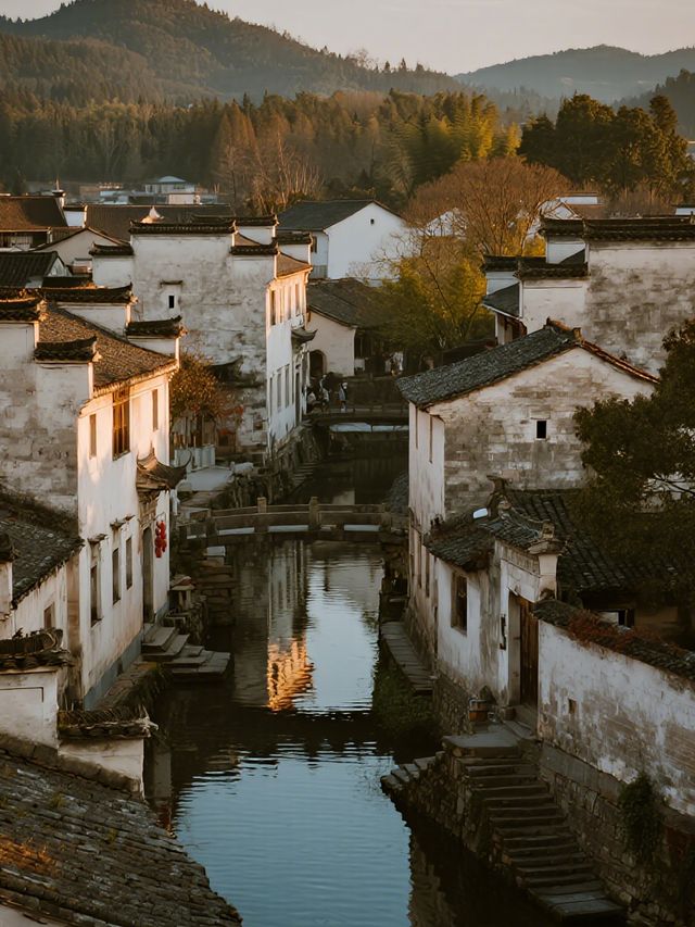 冬日呈坎煙雨行 親子解鎖八卦村的治癒時光