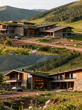 Stayed at a prairie homestay in Chongli, feeling free