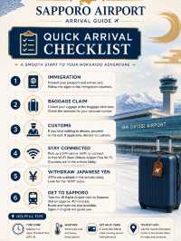 ✈️🇯🇵 Arrival Guide: New Chitose Airport (Sapporo) ❄️