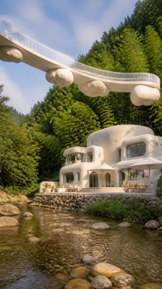 24°C Lin'an: The ultimate family getaway! Stay at a creekside cloud ladder hotel, go stream trekking, and catch fish