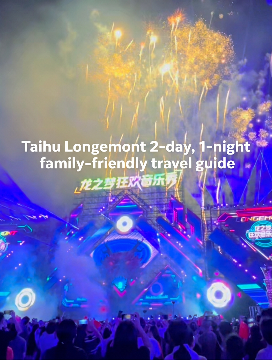 Taihu Dragon Dream Paradise 2-day 1-night family travel guide