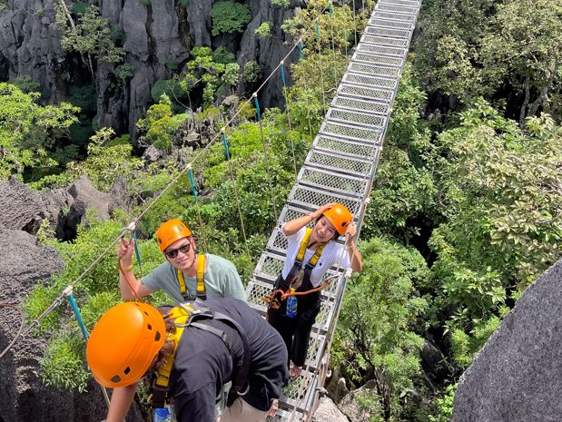 The Rock viewpoint at phou pha man