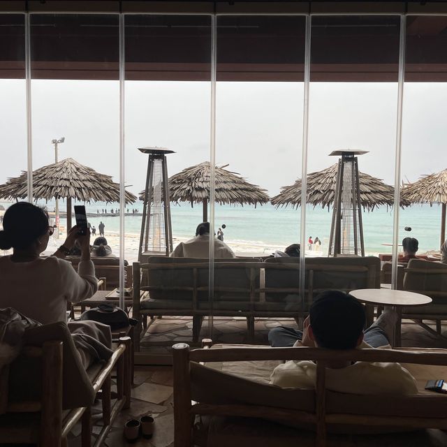협재해변 코앞에서 커피를! 호텔샌드🌴