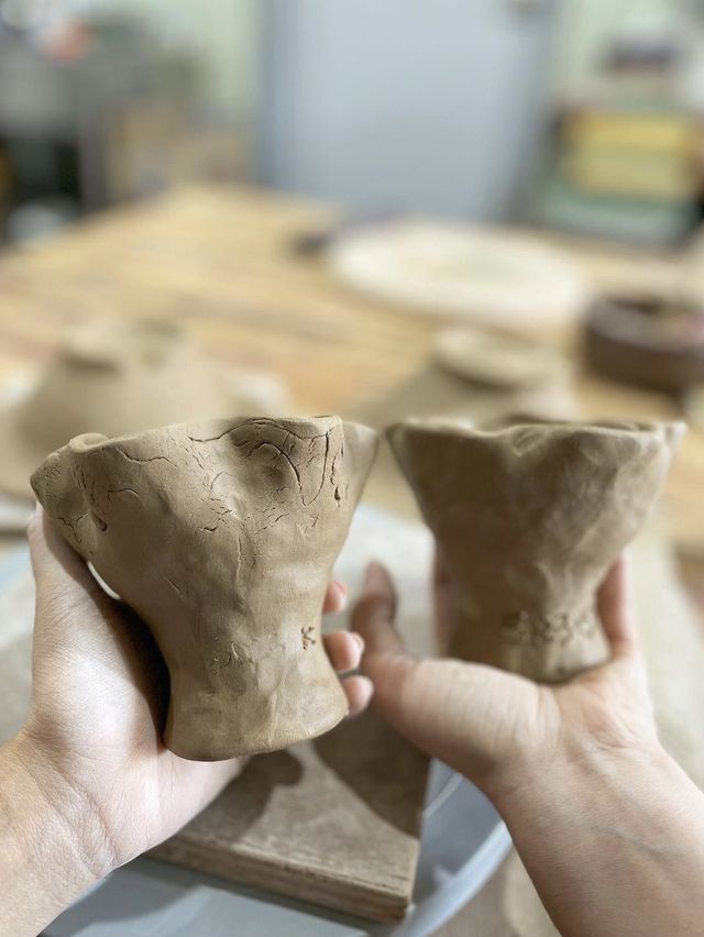 산속에 위치한 독채펜션 예사랑 도자기공예도 했어요🌱💚