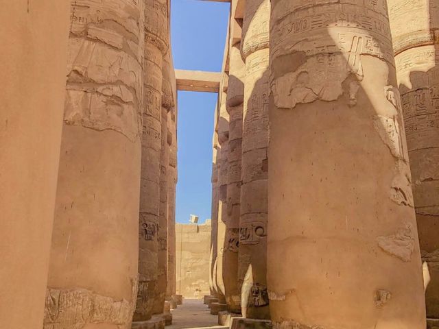 埃及-盧克索🇪🇬龐大規模聞名世界的神殿