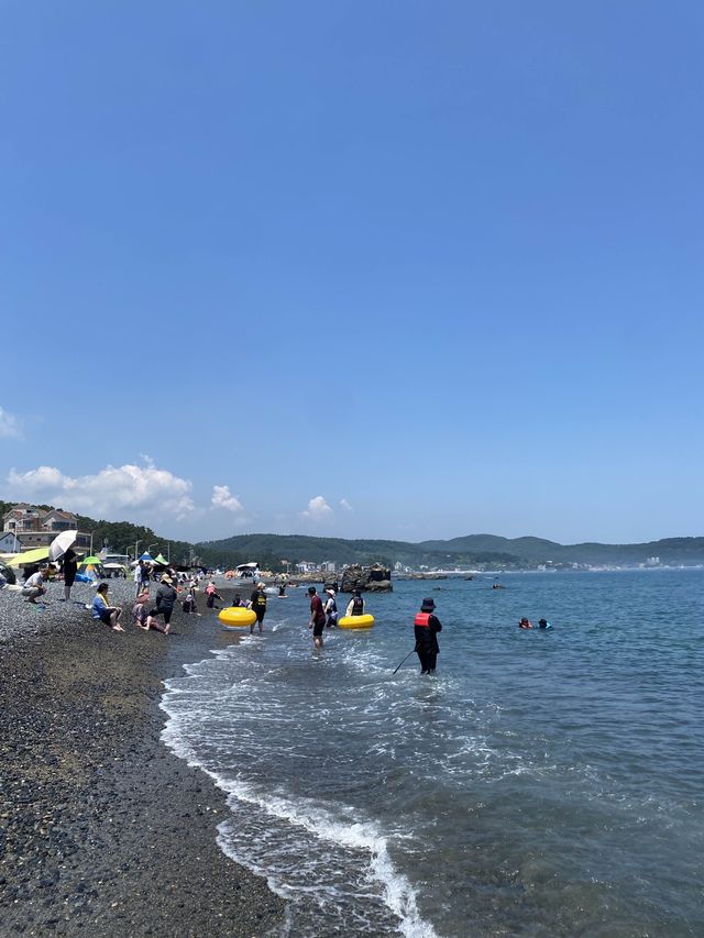귀여운 몽돌이 많은 울산 주전몽돌해수욕장🪨🤎