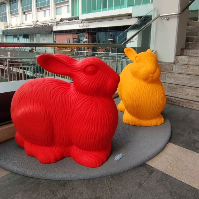 環保雕塑~兔子造型~搶眼又可愛🐇