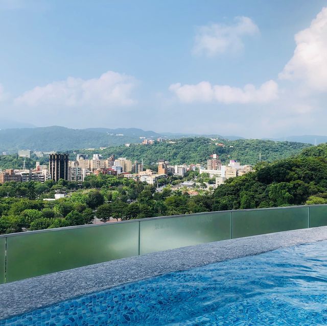 台北士林頂樓🈚️邊際泳池景觀💧💦台北士林萬麗酒店Renaissance Taipei Shihlin Hotel