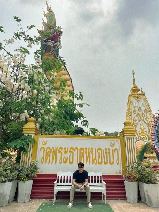 วัดพระธาตุหนองบัว วัดสวยคู่เมืองอุบลราชธานี