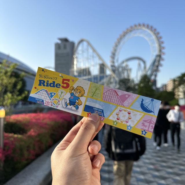 도심을 가로지르는 롤러코스터를 탈 수 있는, 도쿄돔시티 🎢