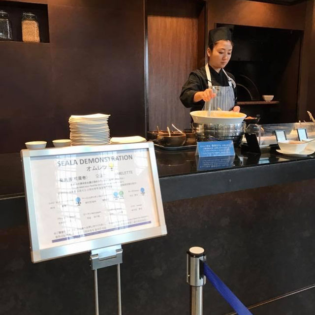 福岡Hilton超好食早餐🥣超高樓底勁大玻璃外牆🤩海景一流