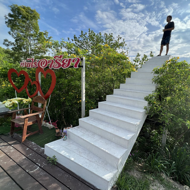 ที่พักคืนละ 500 รวมอาหารเช้า@บ้านไร่อารียา ราชบุรี