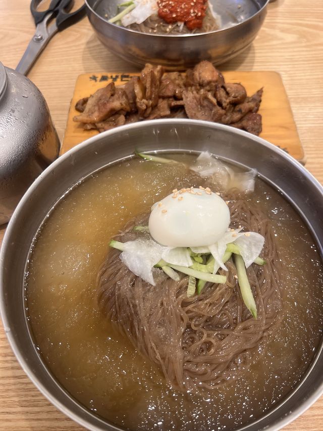韓国/仁川【富平】お肉もセット！冷麺が食べられるお店♡