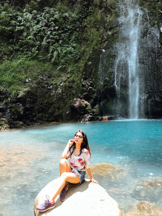 Blue Waterfall in Bogor Indonesia  