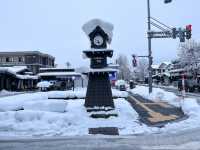 陸奧小京都~冬季角館武家屋敷雪景｜新幹線復古車站