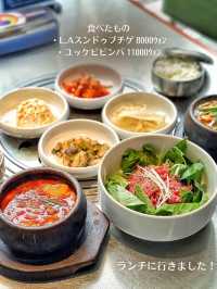 【韓国旅行】コンセプトはL.Aのコリアンタウン🇺🇸🇰🇷可愛い店内と美味しい韓国料理！