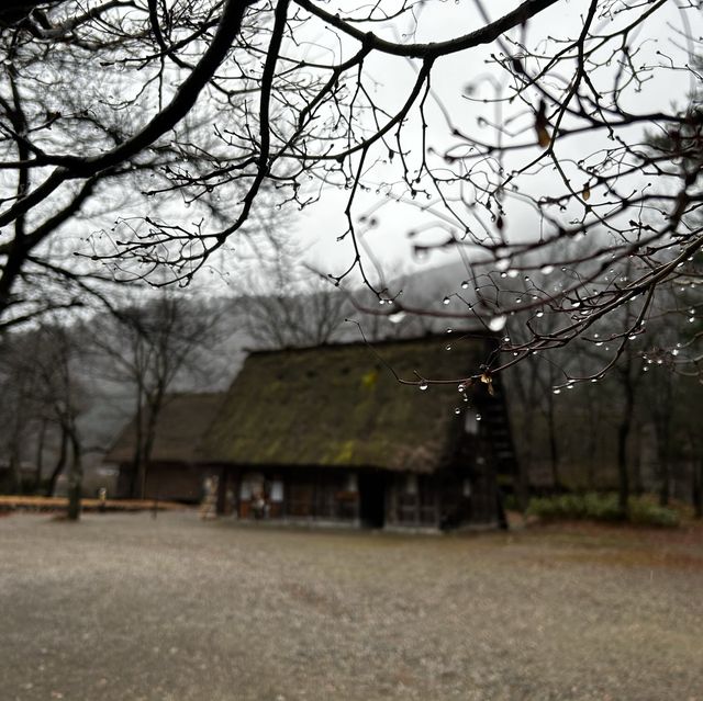 Retro Traditional Japanese houses 