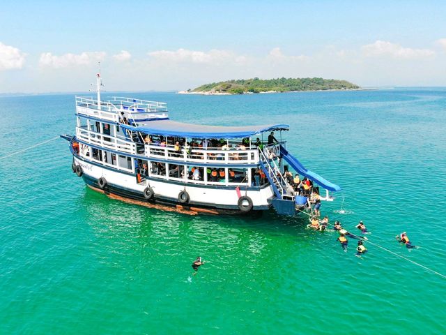 ดำน้ำ3เกาะระยองน้ำใสมาก​🌊มันนอก​ มันใน​เกาะทะลุ