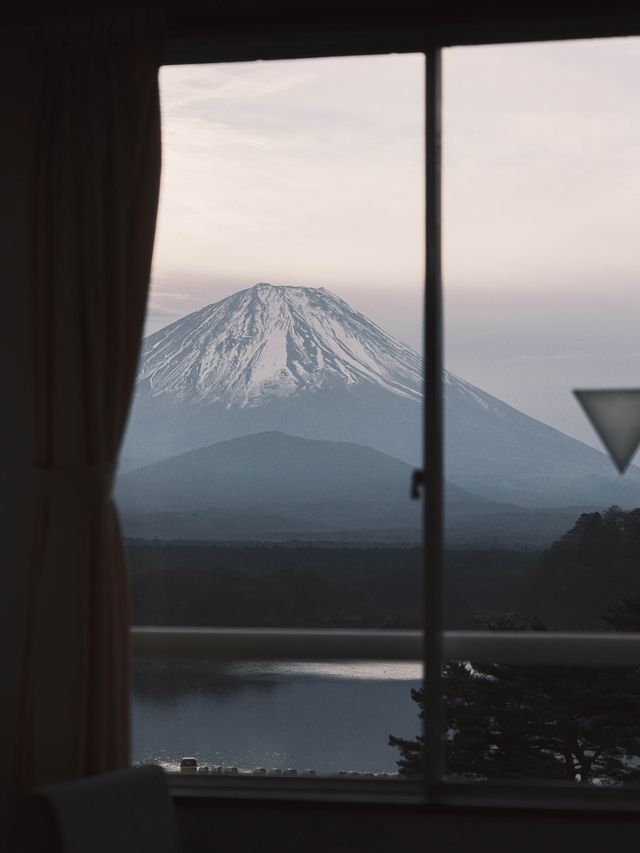 💭住進一間可以看見富士山的民宿