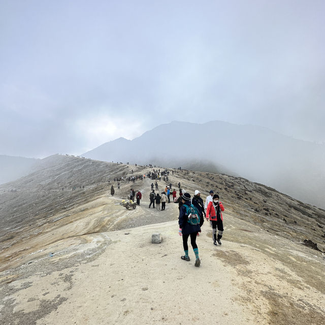 An Adventure to a Blue Flame Volcanic 