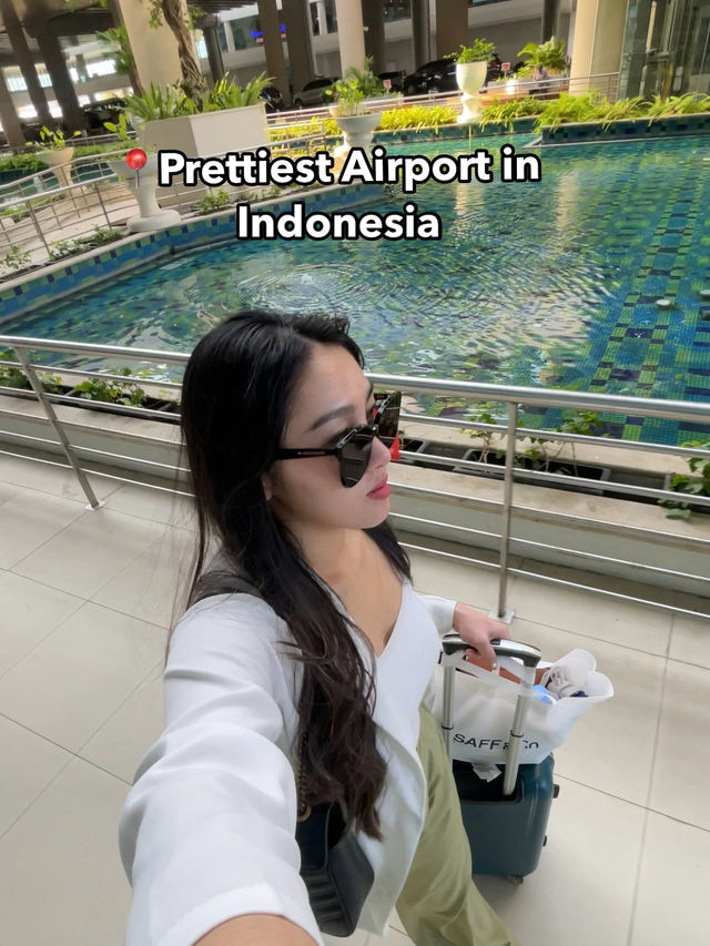 Most beautiful airport in Indonesia💛