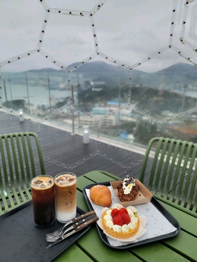 여수시가지뷰를 한눈에 담는 돔하우스카페💛