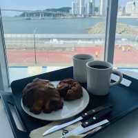釜山 影島💙海のみえるベーカリーカフェ【OGU Cafe】